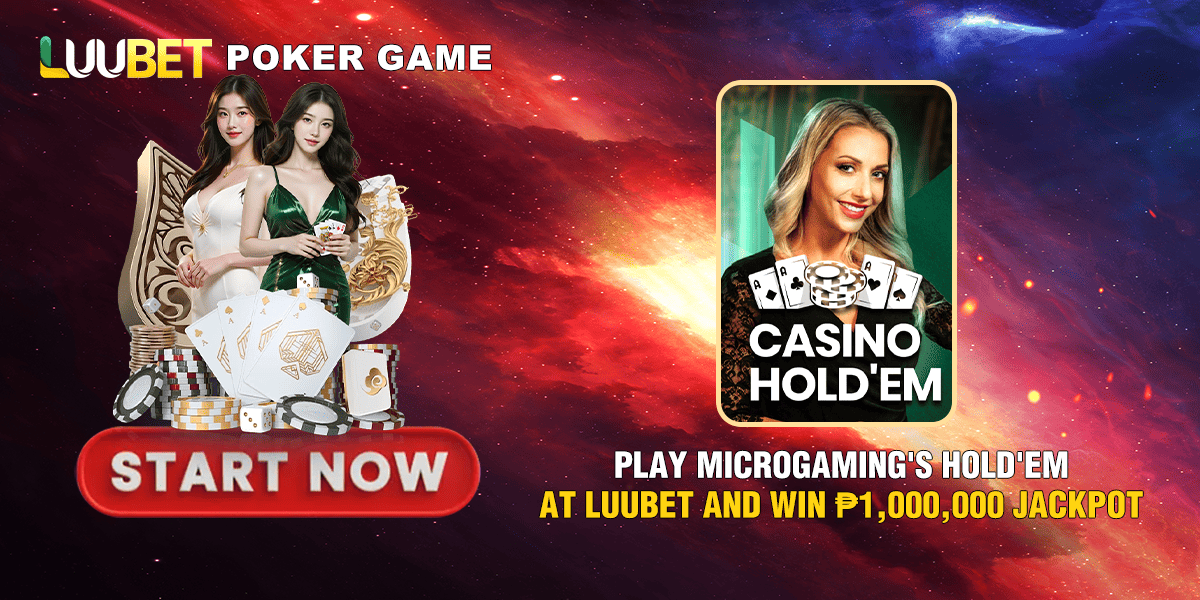 Play Microgaming's Hold'em at LUUBET and win ₱1,000,000 jackpot